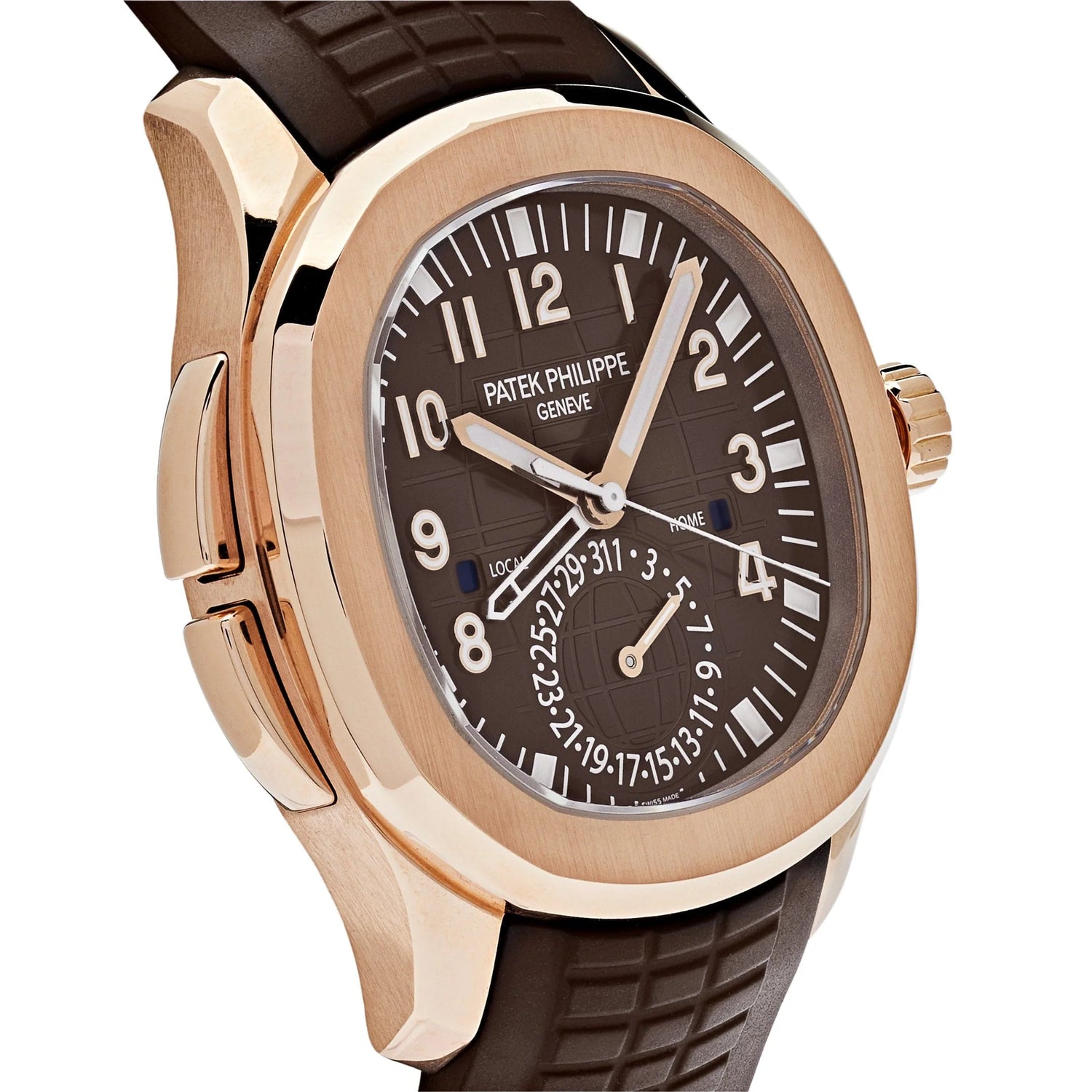 Aquanaut Travel Time Rose Gold Brown Dial (2020) image 4