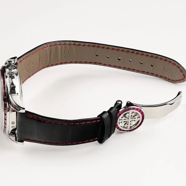 Grand Complications Perpetual Calendar Chronograph Platinum Baguette Rubies image 7