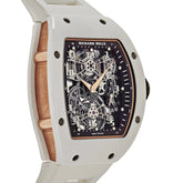 RM 17-01 White Ceramic Rose Gold Manual Wind Tourbillon image 6