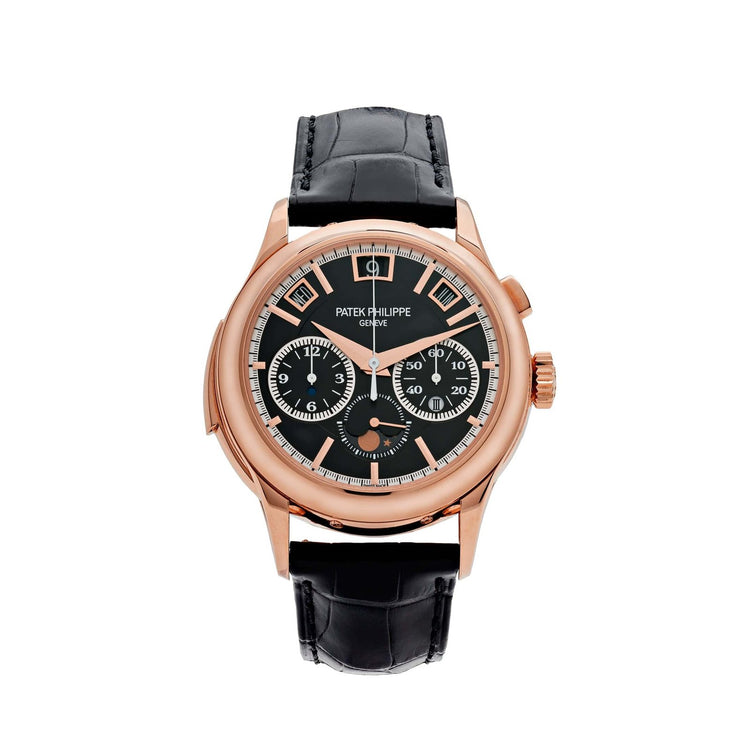 Grand Complications Minute Repeater Perpetual Calendar Rose Gold Black Dial image 0