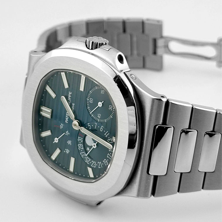 Nautilus Stainless Steel Blue Dial Moon Phases (2023) image 9