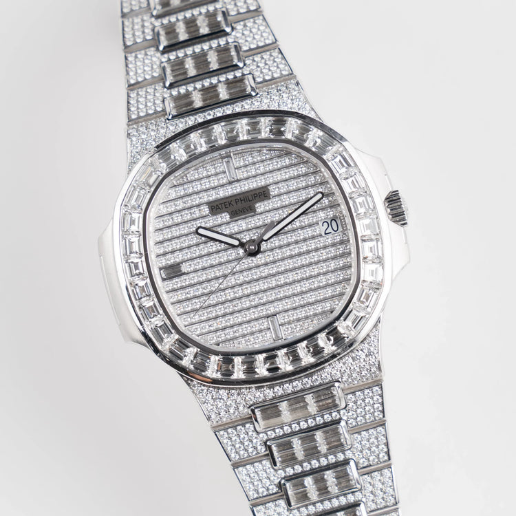 Nautilus White Gold Diamond Set (2019) image 10