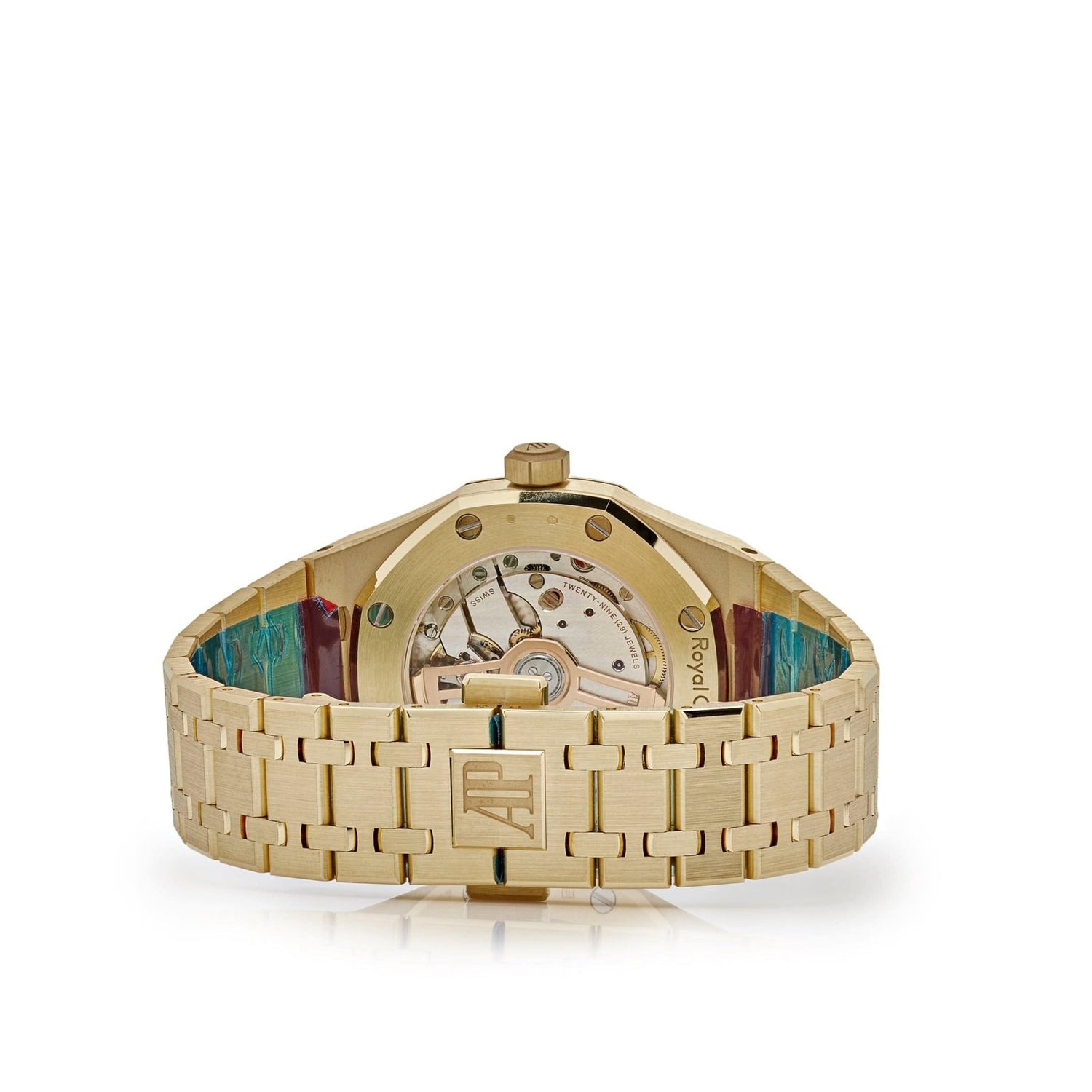 Royal Oak Selfwinding Yellow Gold Blue Turquoise Dial image 2