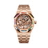 Royal Oak Openworked Frosted Rose Gold Rainbow Bezel image 0