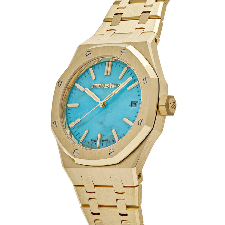 Royal Oak Selfwinding Yellow Gold Blue Turquoise Dial image 6