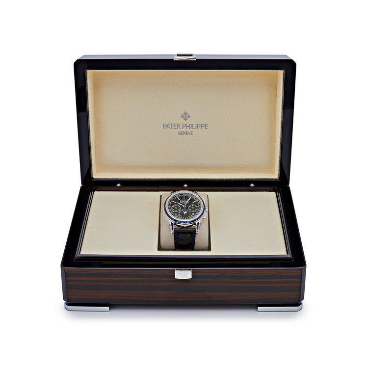 Grand Complications Moon Phases Platinum Black Dial Sapphire Bezel image 3