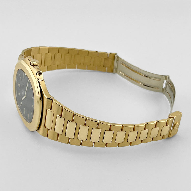 Nautilus Vintage Yellow Gold Black Ribbed Dial (1983) image 3
