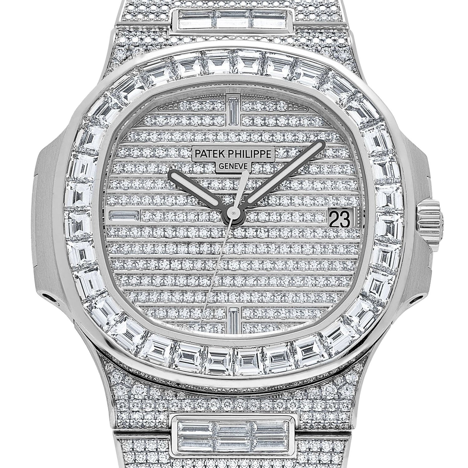 Nautilus White Gold Diamond Set (2019) image 11