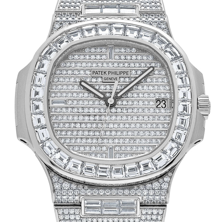 Nautilus White Gold Diamond Set (2019) image 11
