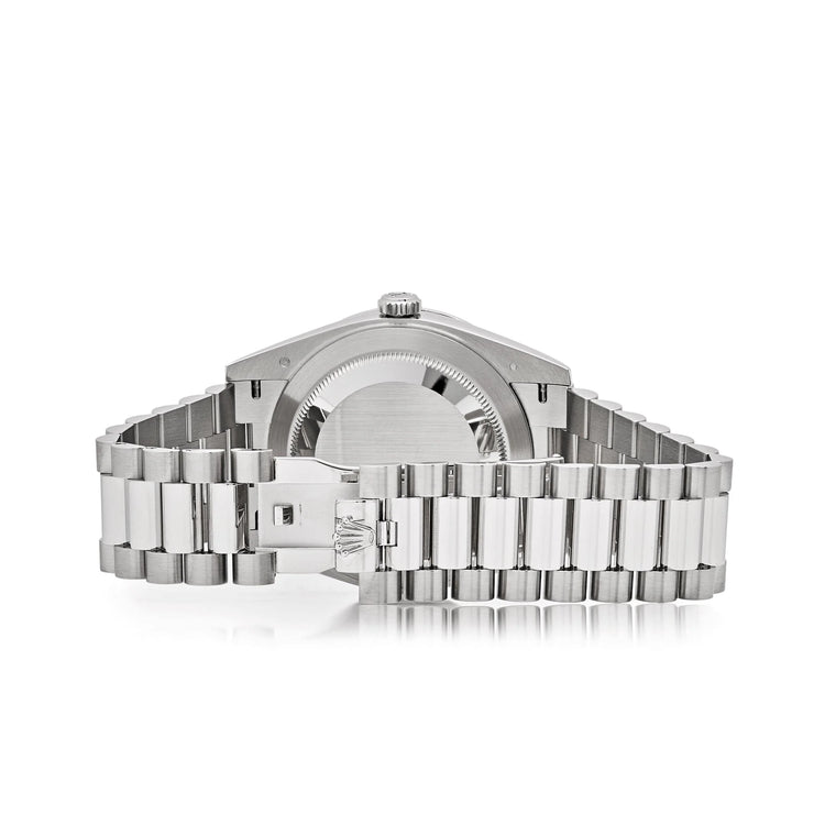 Day-Date Platinum Ice Blue Arabic Dial Diamond Bezel image 3