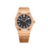 Royal Oak Rose Gold Black Dial image 0