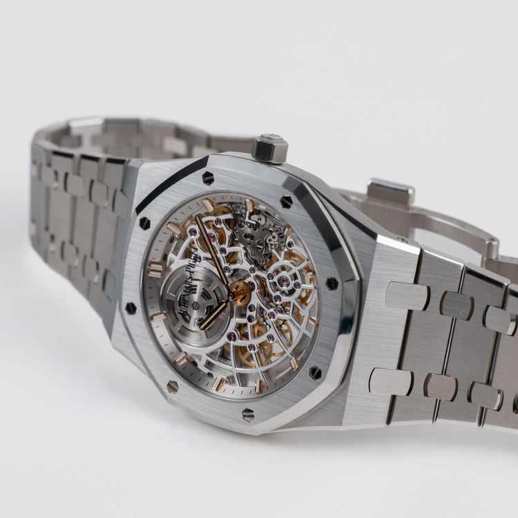 Royal Oak Jumbo Extra-Thin Openworked 50th Anniversary Stainless Steel image 9