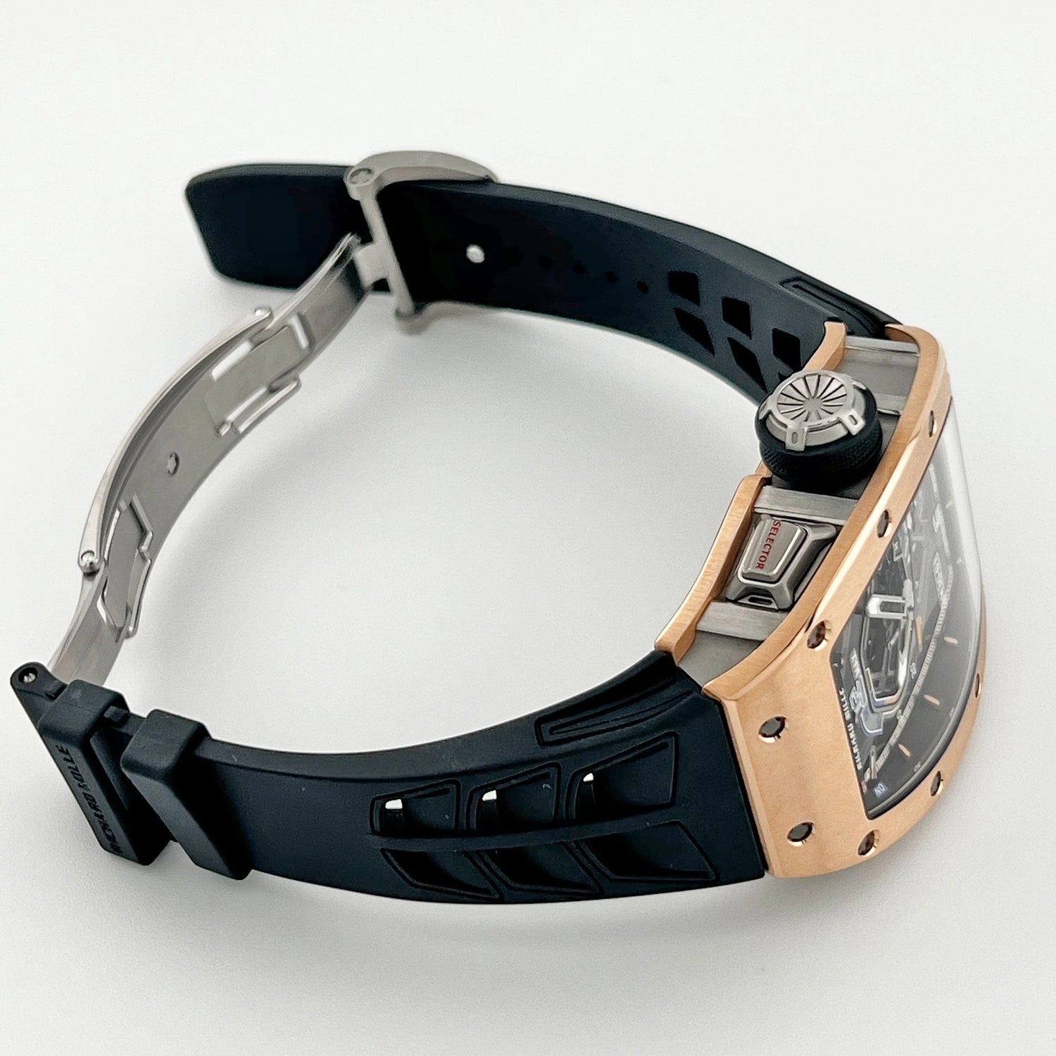 RM 30-01 Declutchable Rotor Rose Gold Skeleton Dial (2023) image 5