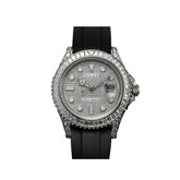 Yacht-Master White Gold Pave Diamond Dial Diamond Bezel (2021) image 0