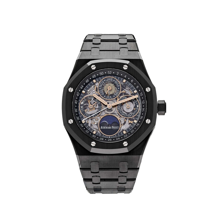 Royal Oak Perpetual Calendar Black Ceramic Openworked image 0