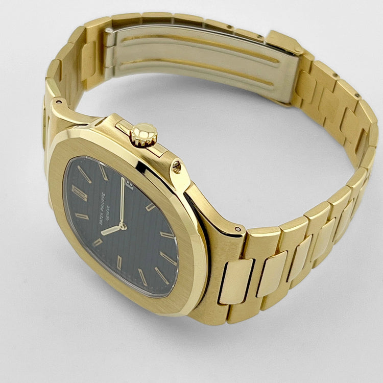 Nautilus Vintage Yellow Gold Black Ribbed Dial (1983) image 7