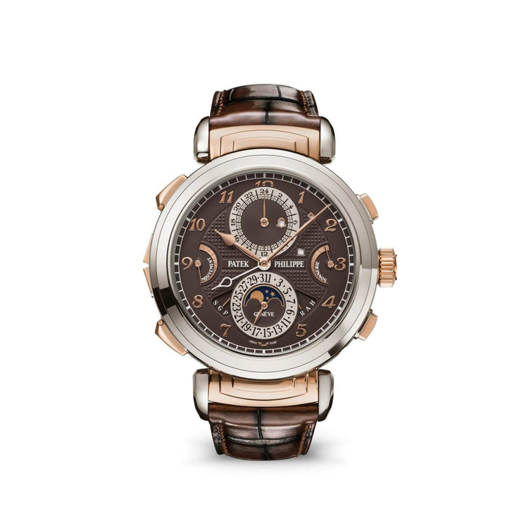 Grandmaster Chime White Gold Rose Gold Brown Dial image 0