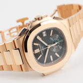 Nautilus Chronograph Date Rose Gold Black Dial (2022) image 8