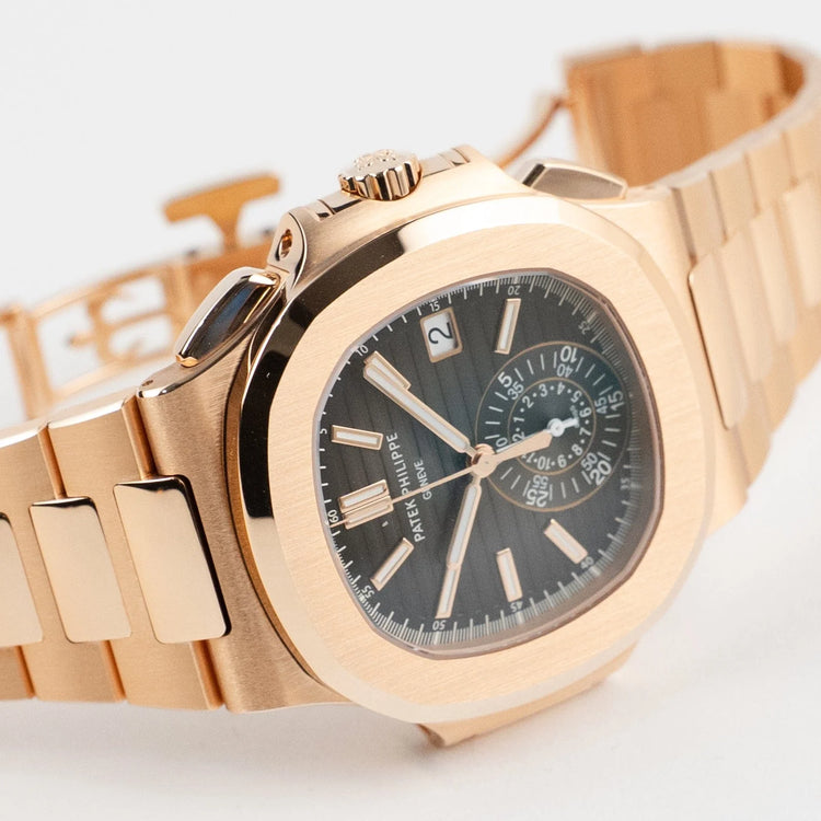 Nautilus Chronograph Date Rose Gold Black Dial (2022) image 8