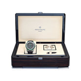 Grand Complications Perpetual Calendar Moon Phases Platinum Emerald Bezel Black Dial image 3