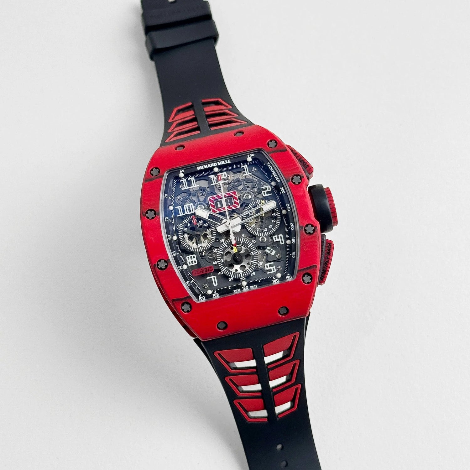 RM 011 Automatic Flyback Chronograph Red Quartz TPT image 9