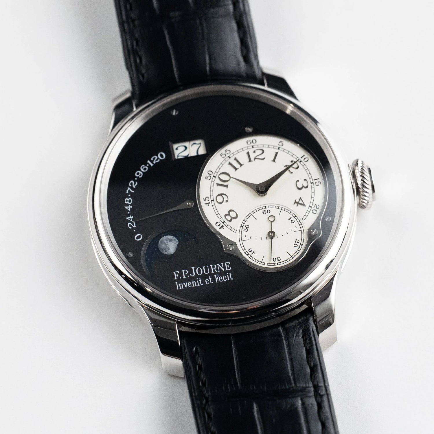 Octa Lune Ref. LN Black Label Platinum Black Dial image 4