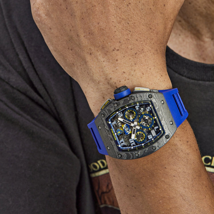 Automatic Flyback Chronograph Felipe Massa 10th Anniversary Carbon TPT Titanium Limited Edition of 100 image 8