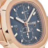 Nautilus Travel Time Chronograph Rose Gold Blue Dial (2025) image 1