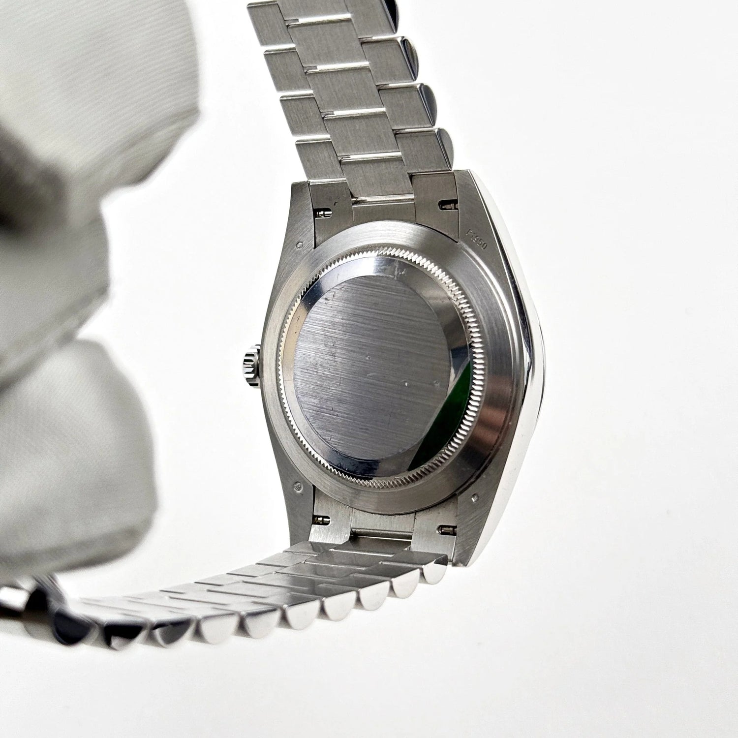 Day-Date Platinum Olive Green Arabic Dial image 10
