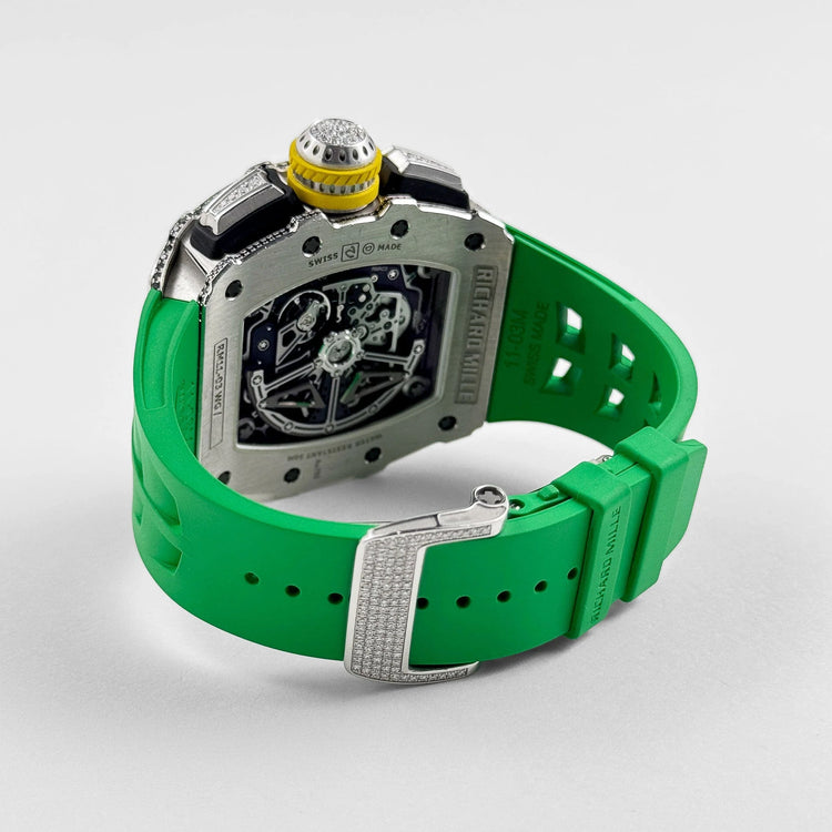 RM 11-03 Flyback Chronograph White Gold Diamond Bezel (2019) image 4