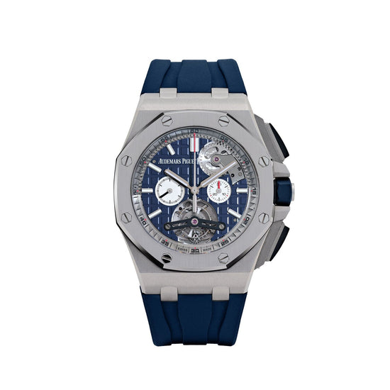 Royal Oak Offshore Tourbillon Chronograph Steel Blue Dial Limited Edition (2017) image 0