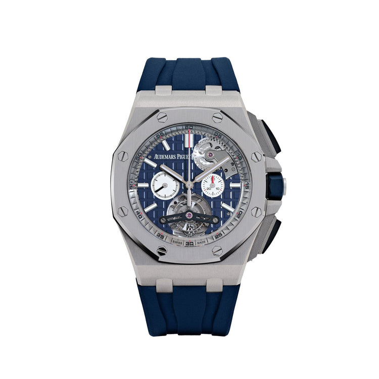 Royal Oak Offshore Tourbillon Chronograph Steel Blue Dial Limited Edition (2017) image 0