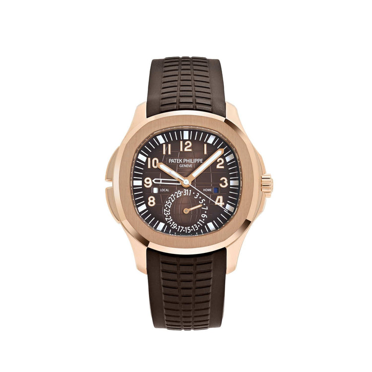 Aquanaut Travel Time Rose Gold Brown Dial (2020) image 0
