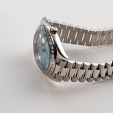Day-Date Platinum Diamond Bezel Ice Blue Diamond Dial (2017) image 11