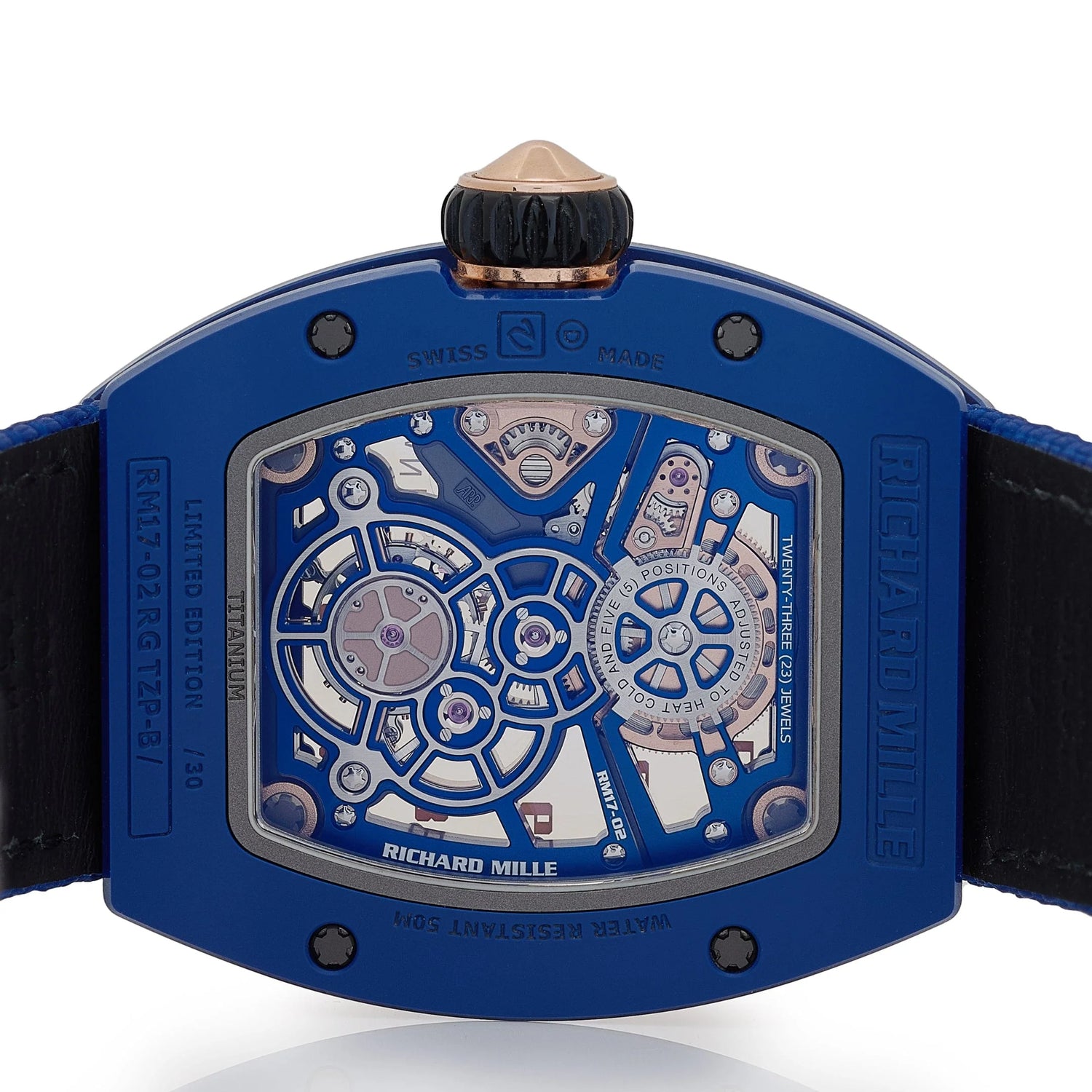 RM 17-02 Blue Ceramic Rose Gold Tourbillon Limited Edition of 30 image 2
