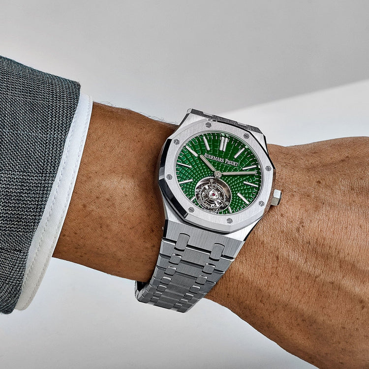 Royal Oak Flying Tourbillon Titanium Green Dial Limited Edition (2021) image 2