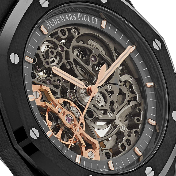 Royal Oak Double Balance Wheel Openworked Black Ceramic image 5