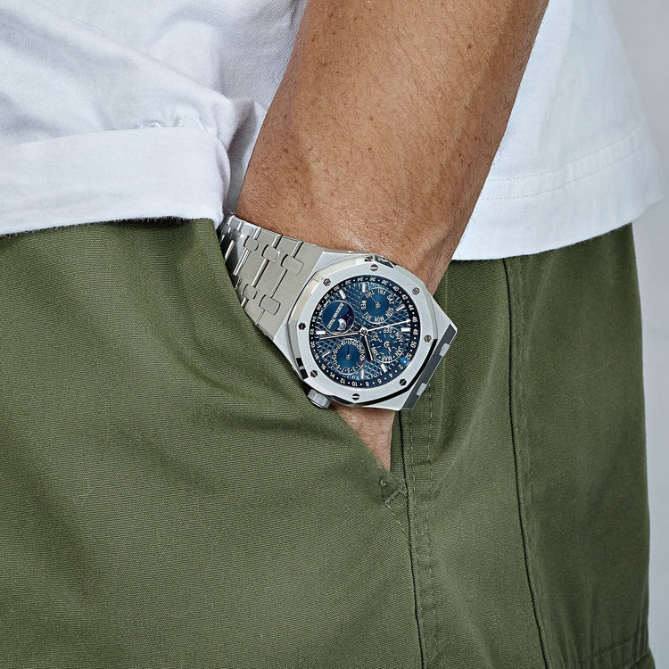 Royal Oak Perpetual Calendar Stainless Steel Dark Blue Dial image 9