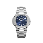 Nautilus 40th Anniversary Platinum Blue Diamond Baguette Dial Limited Edition image 0