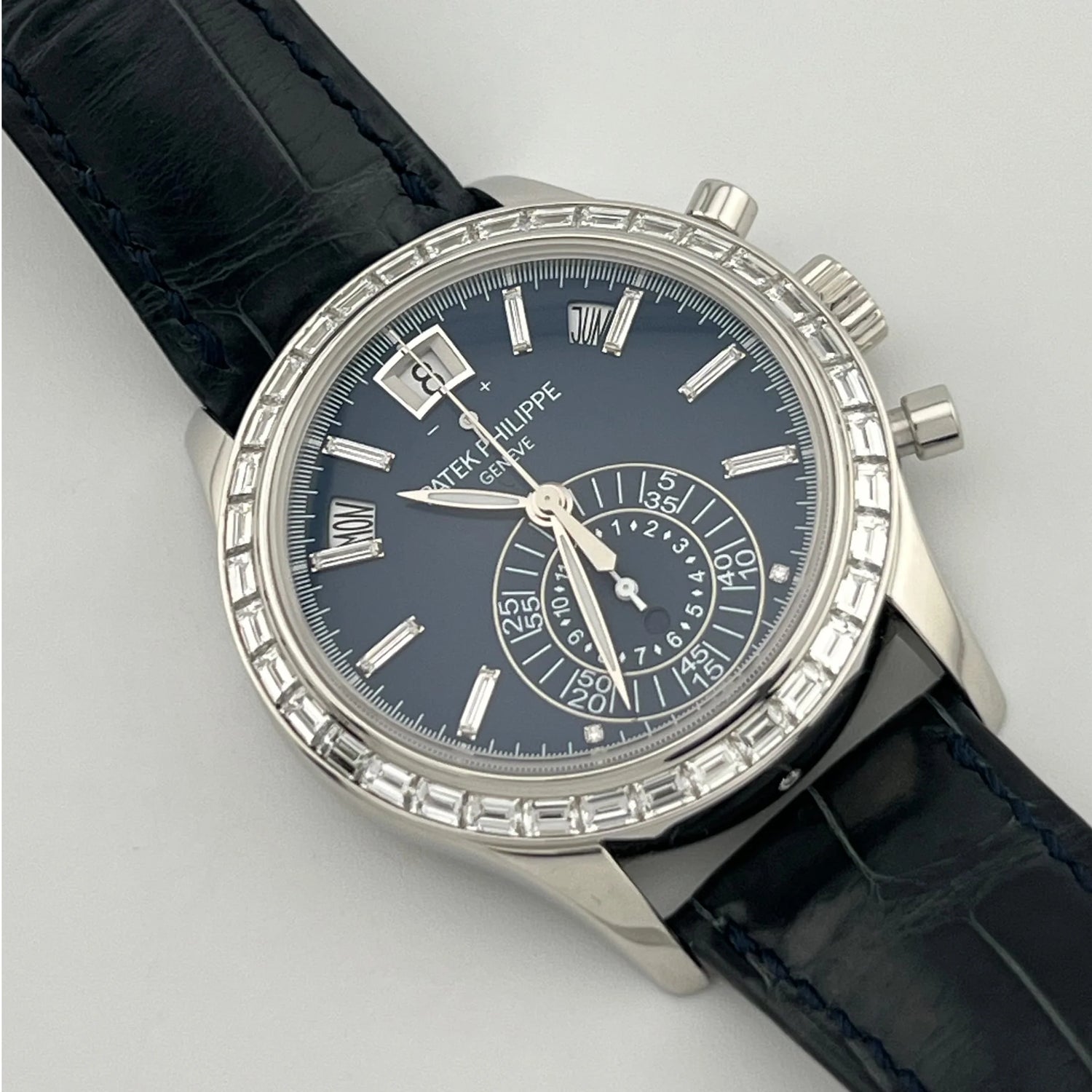 Complications Annual Calendar Platinum Blue Diamond Baguette Dial Diamond Baguette Bezel (2023) image 3