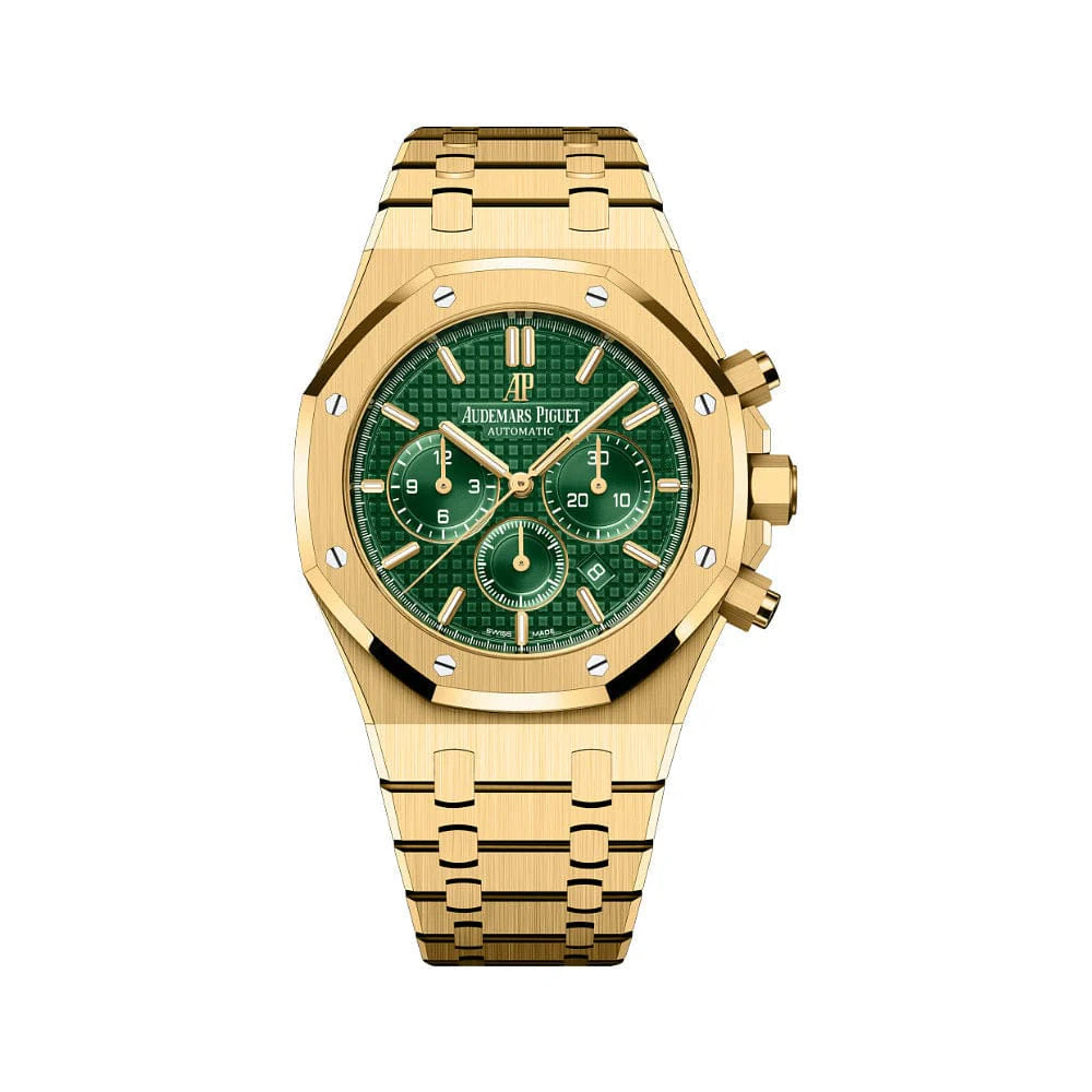 Royal Oak Chronograph Yellow Gold Green Dial Limited Edition image 0