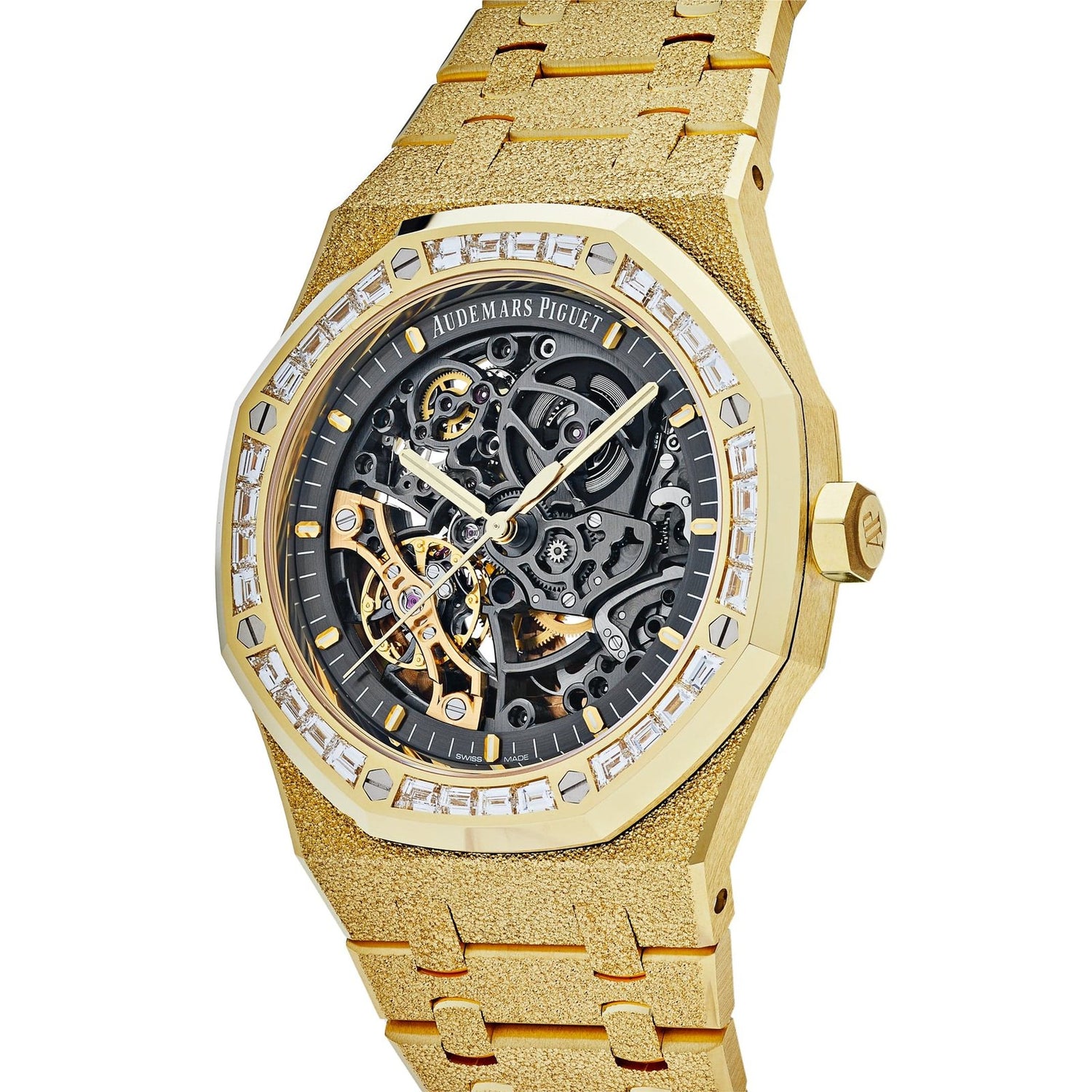 Royal Oak Double Balance Wheel Frosted-Openworked Yellow Gold (2022) image 1