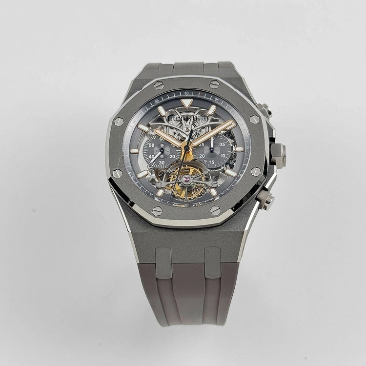 Royal Oak Tourbillon Chronograph Titanium Openworked Boutique Edition image 7