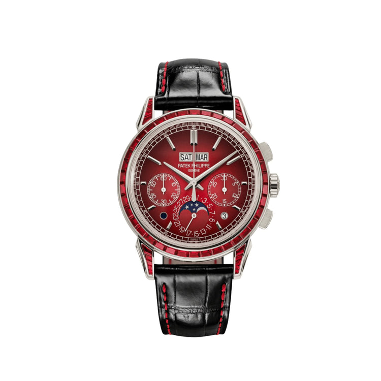 Grand Complications Perpetual Calendar Chronograph Platinum Baguette Rubies image 0
