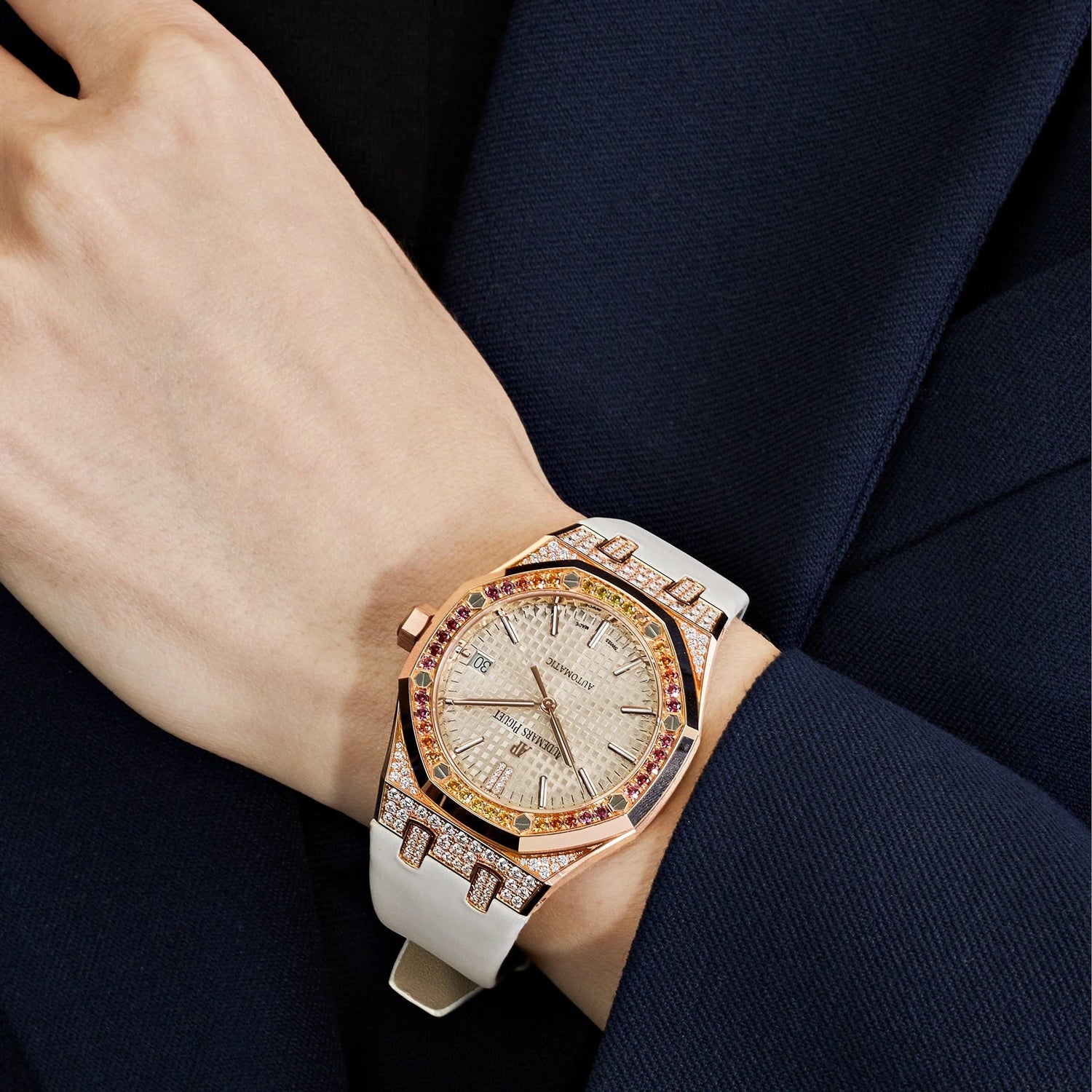 Royal Oak Rose Gold and Diamonds image 1