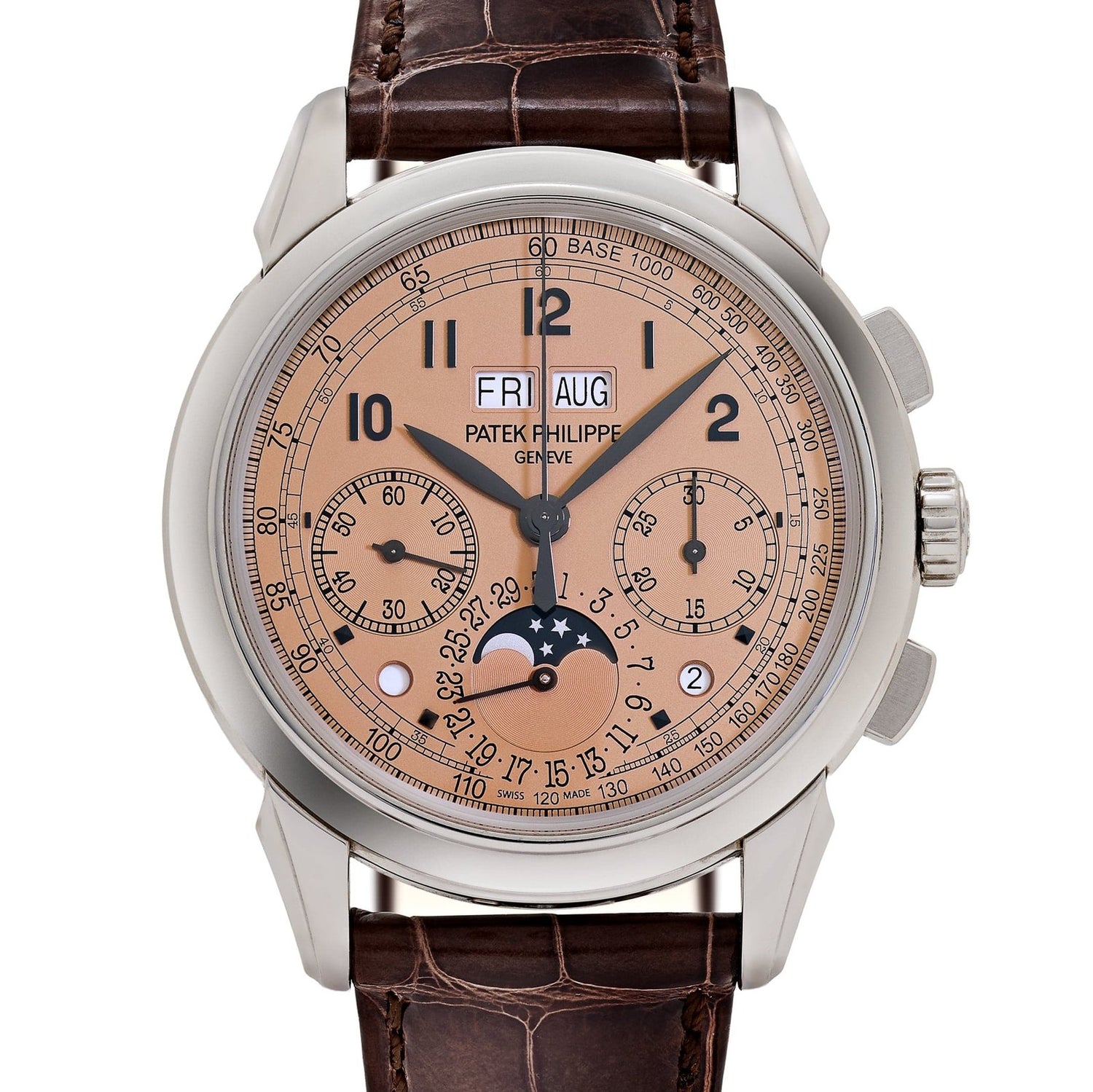 Grand Complications Perpetual Calendar Chronograph Platinum Salmon Dial image 2