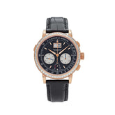 Datograph Flyback Rose Gold Baguette Bezel Black Dial Limited Edition image 0