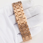 Royal Oak Chronograph Rose Gold Khaki Green Dial (2024) image 8