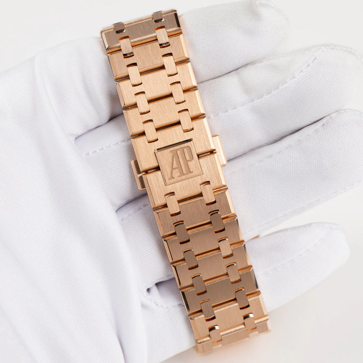 Royal Oak Chronograph Rose Gold Khaki Green Dial (2024) image 8