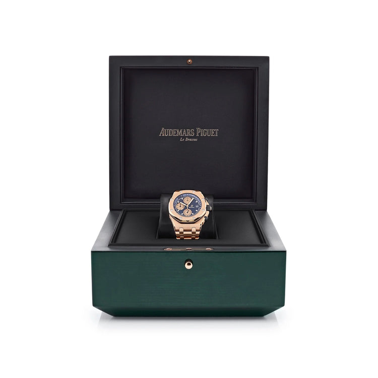 Royal Oak Offshore Chronograph “Brick” Rose Gold Blue Dial (2024) image 6